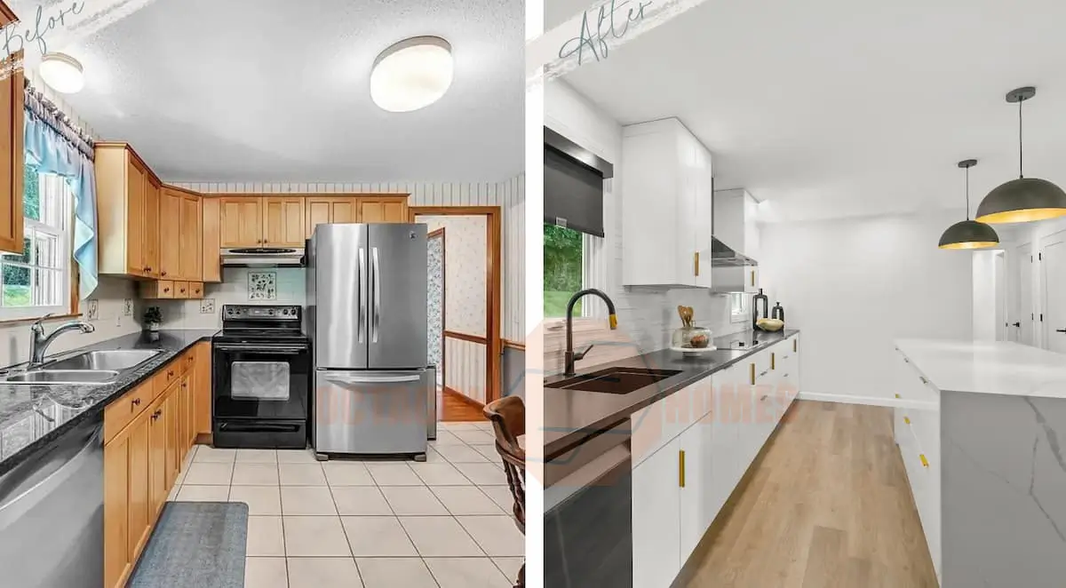 Melbourne master bedroom renovation before and after with ensuite