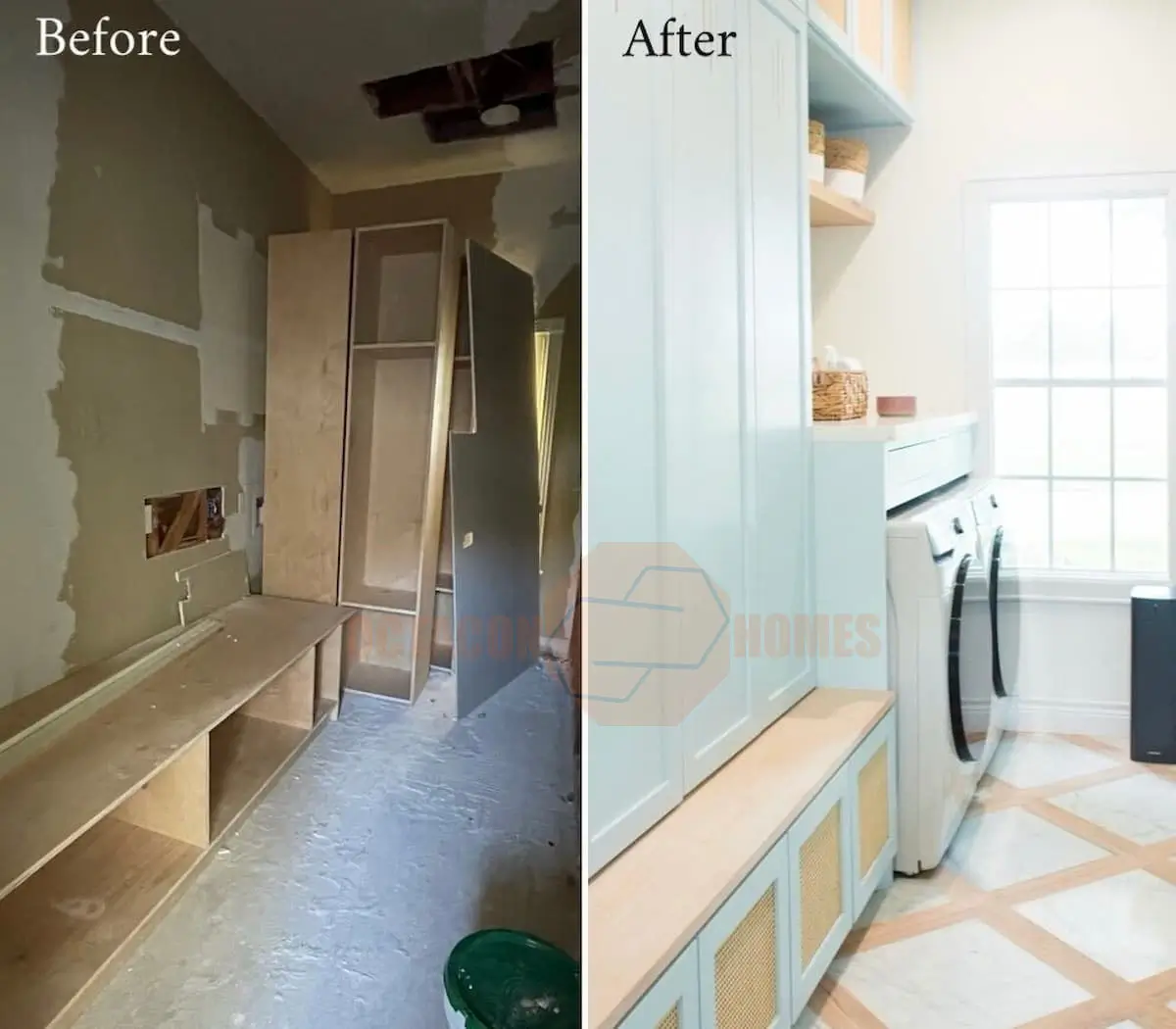 Melbourne kitchen renovation before and after showing modern design transformation